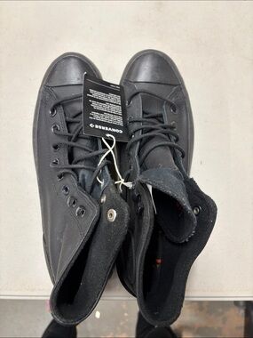 Converse Men’s All-Black High Top Sneakers